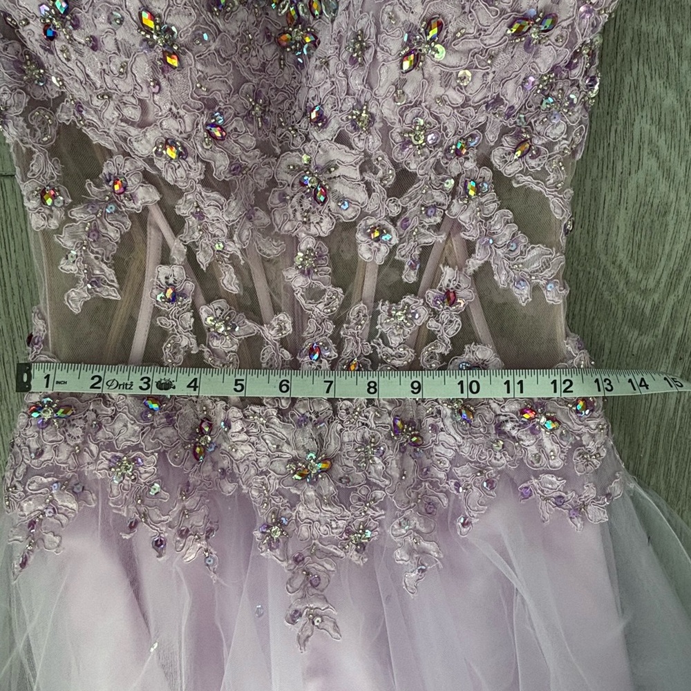 Mori Lee by Madeline Gardner gown in purple. Showstoppingly gorgeous in EUC. - Picture 11 of 14